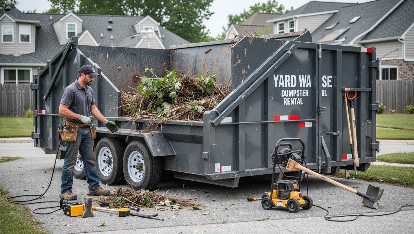 Yard Waste Dumpster Rental