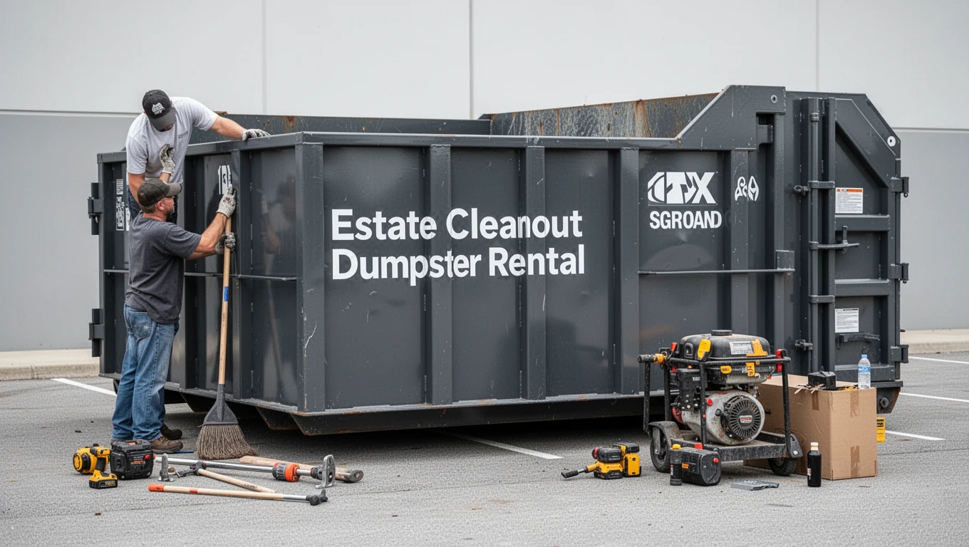 Estate Cleanout Dumpster Rental